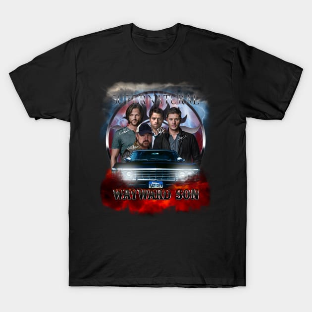 Limited Edition Supernatural WayWard Son Theme T-Shirt by Ratherkool